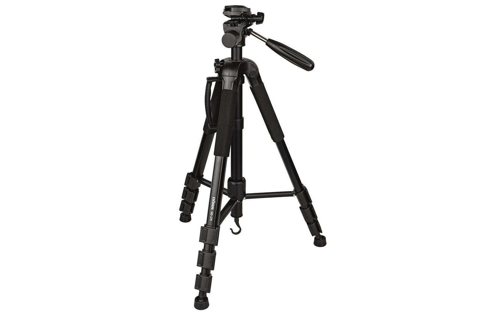 Stativ HD-175 Aluminium – Inklusive MonopadAlustativ in schwarz mit Monopad