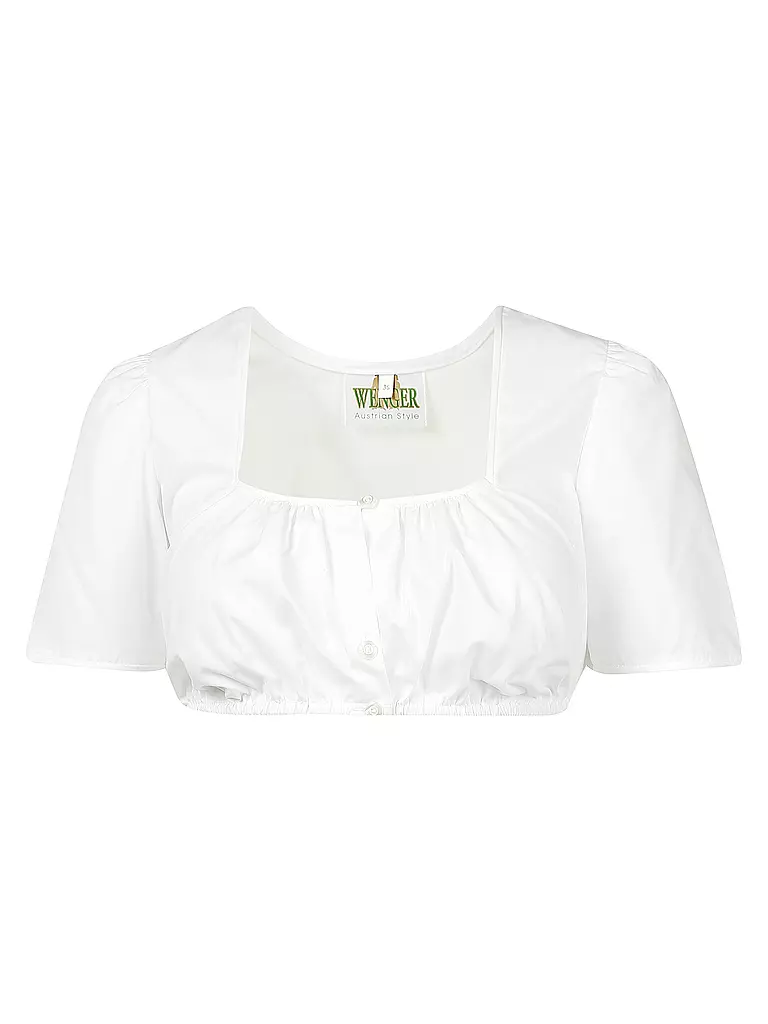 WENGER Dirndlbluse HERLINDE weiss