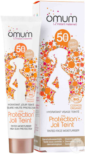 Omum Ma Protection Joli Teint Hydratant Jour IP50+ Teinte Sable Tube 40ml