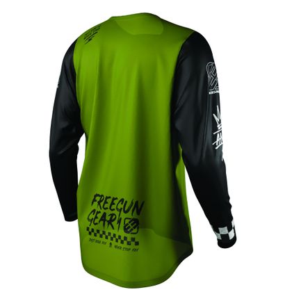 Maillot cross Shot by Freegun DEVO SPEED 2.0 - KAKI 2021 - Vert / Noir