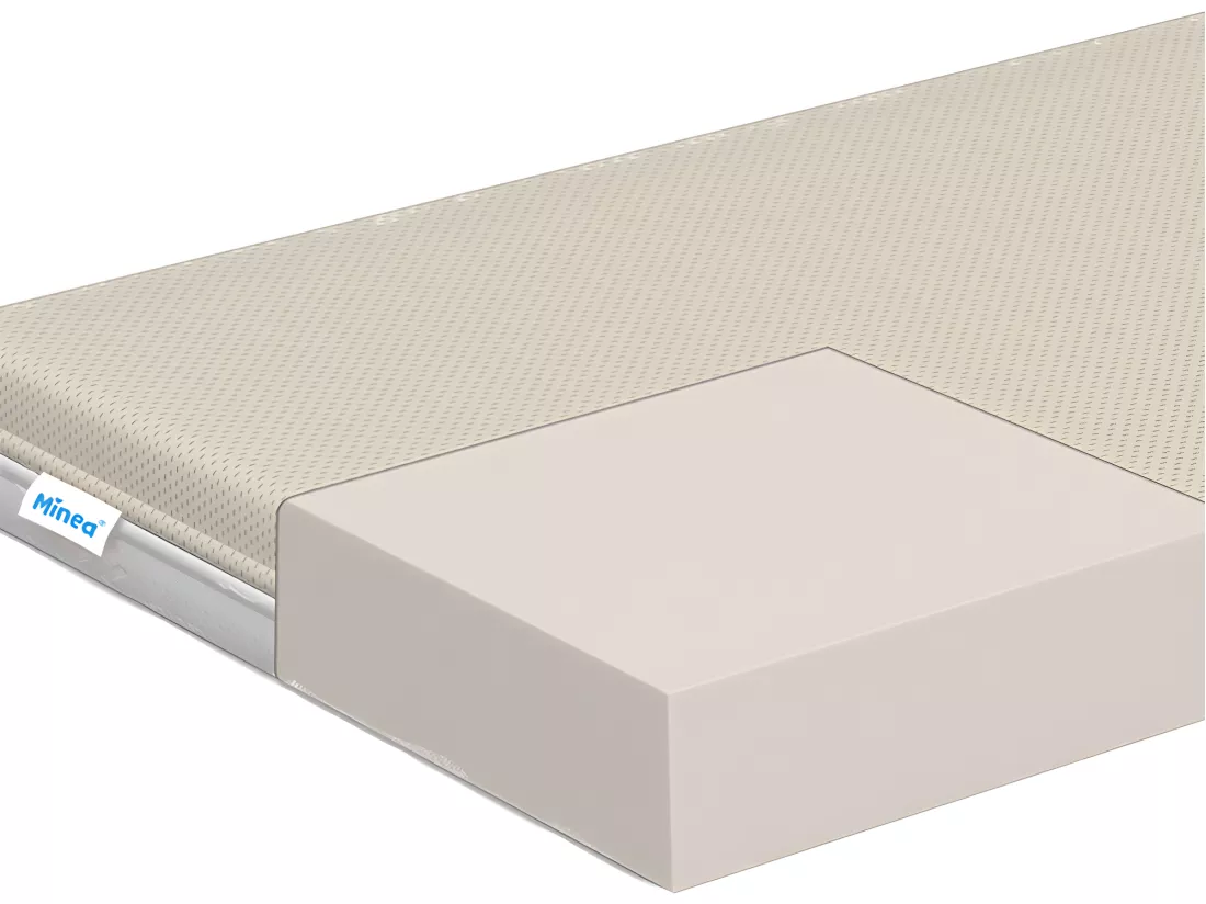 MINEA | Kit complet MINEA Bébé 60x120 cm | Matelas Mousse HD + Accessoires