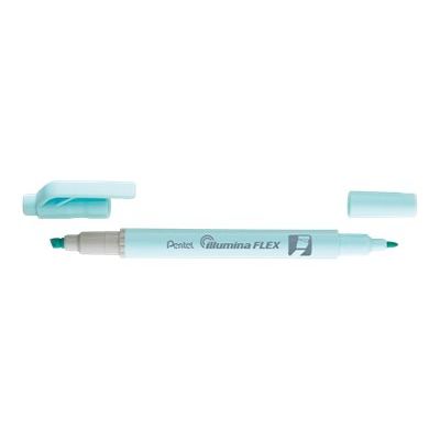 Pentel Illumina FLEX - Surligneur double pointe - bleu ciel pastel