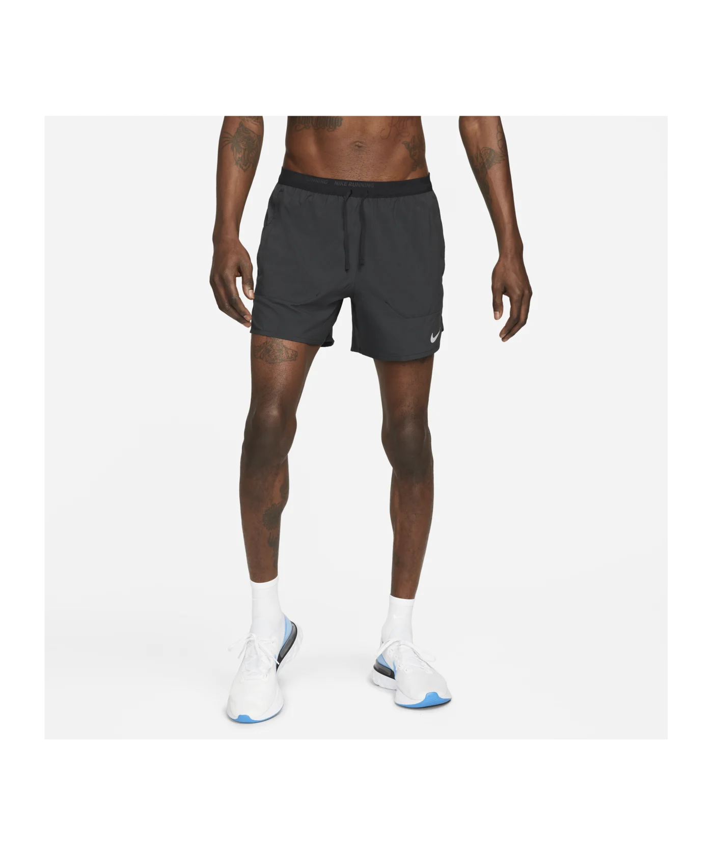 Nike Stride 5inch Short Running Schwarz F010