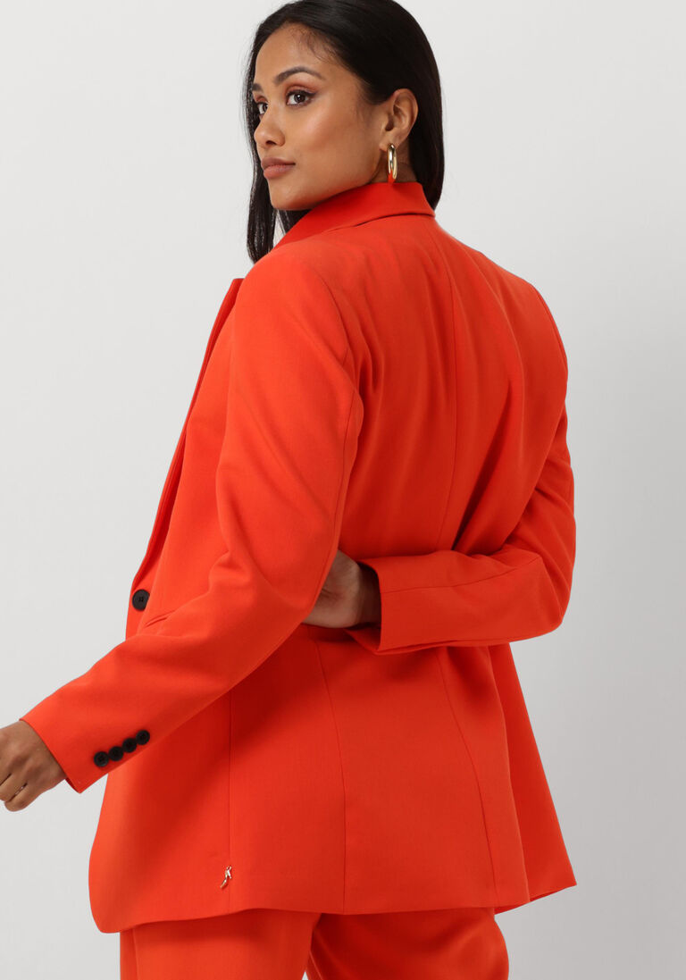JANSEN AMSTERDAM oranje jansen amsterdam blazer wq238 woven blazer with long sleeve