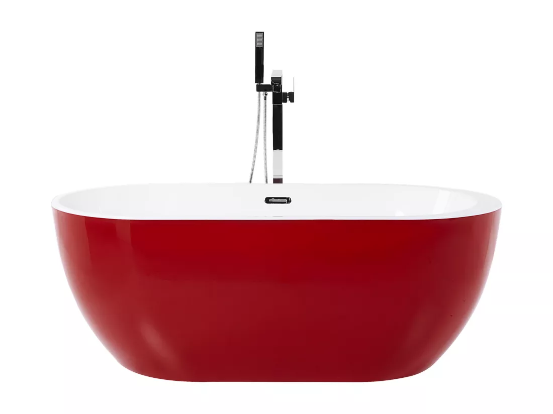 Baignoire îlot rouge 170 x 80 cm NEVIS