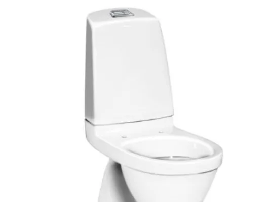 GB 5500L WC Nautic 2-4-liter - C  .krom-mat krom trykknap med S-lås