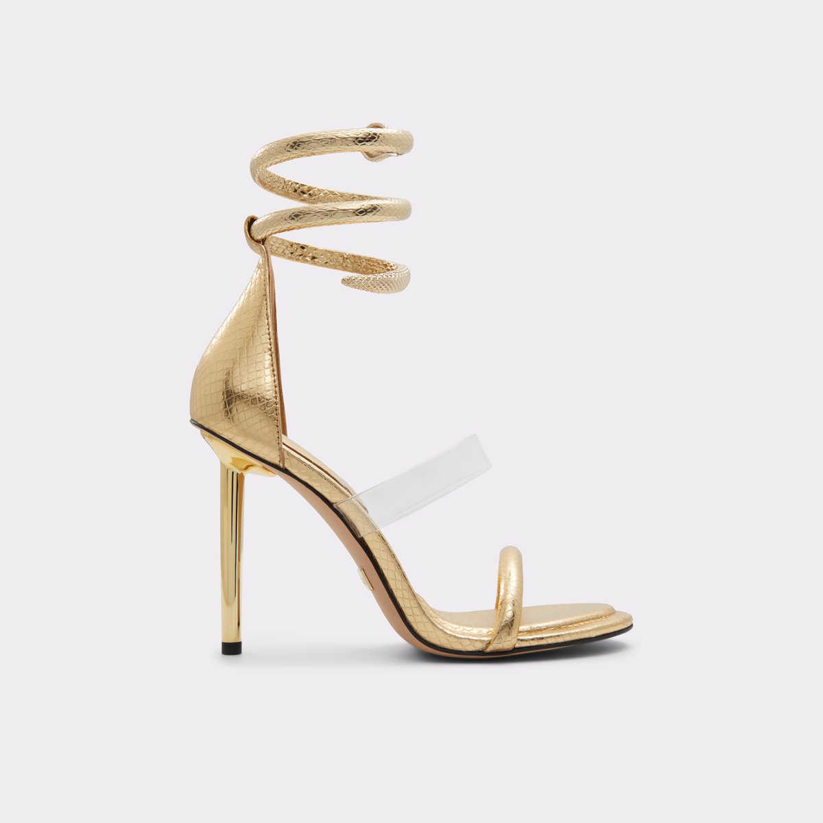 Minerva Gold Women Strappy Sandals