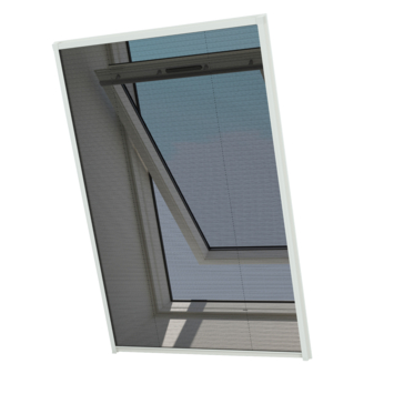 Livn plisséhor raam Plus wit 80x155 cm