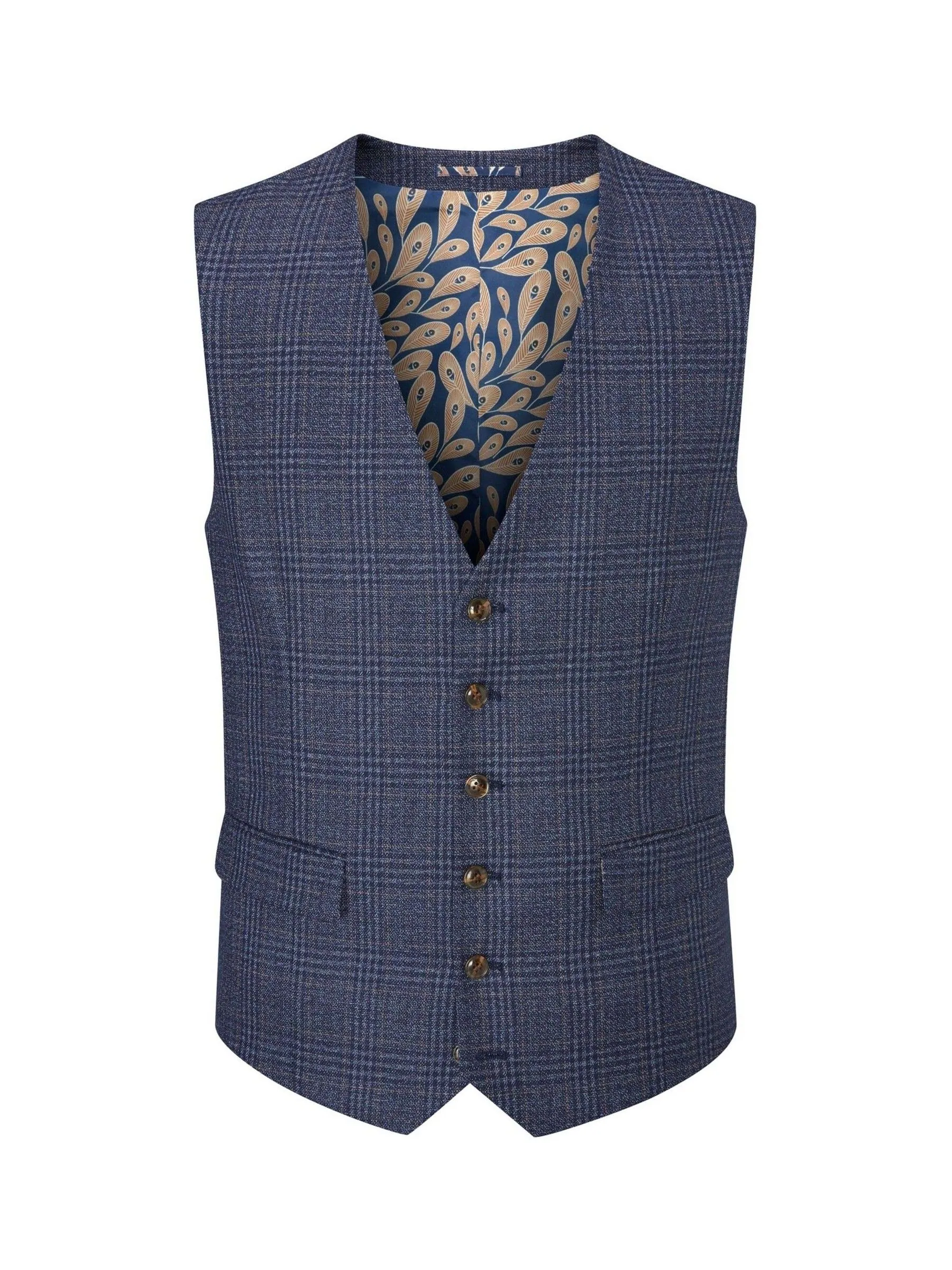 Skopes Woolf ruit maatgesneden gilet