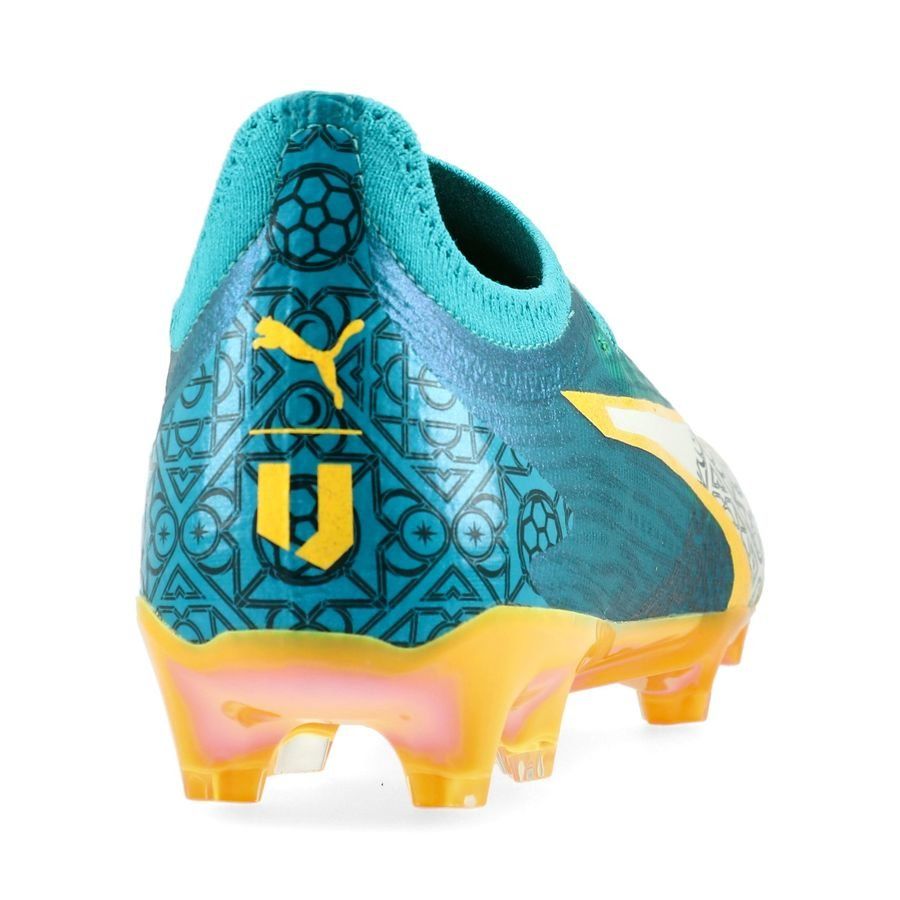 PUMA X Unisport Ultra Ultimate FG/AG Dream Factory - Deep Aqua/Alpine Snow/Tangerine ÉDITION LIMITÉE