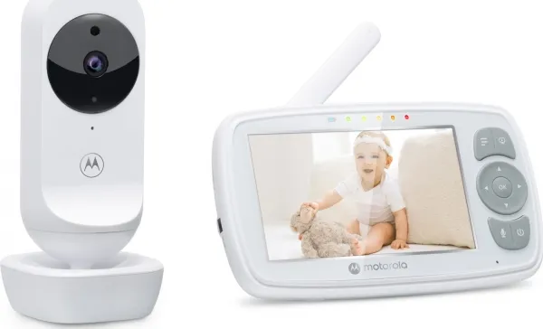Motorola EASE34, 2 MP, CMOS, IR, Knapper, Wi-Fi, Sort, Hvid