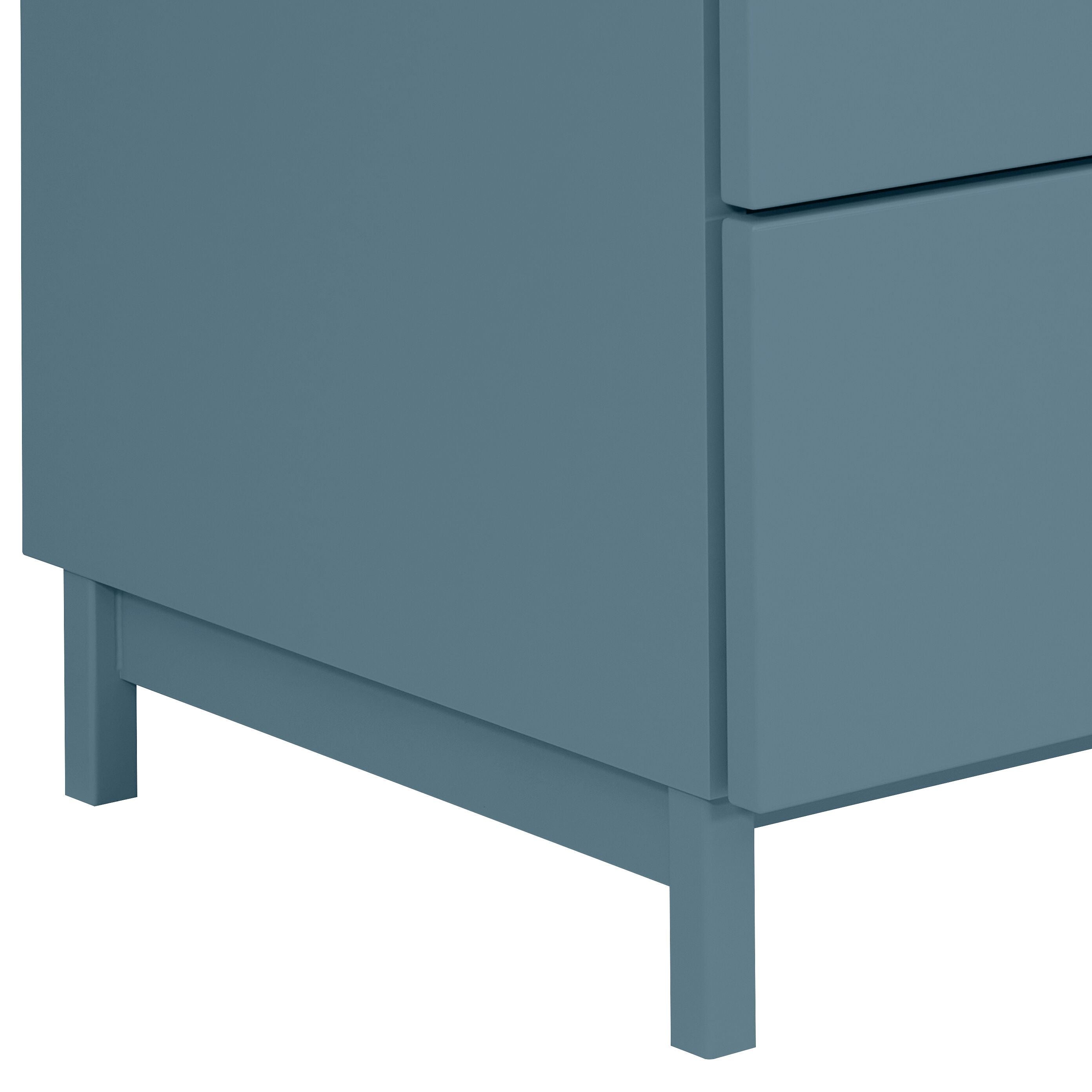 TILL Kommode - Dunkelblau / B: 84.0 cm x T: 41.0 cm x H: 106.0 cm