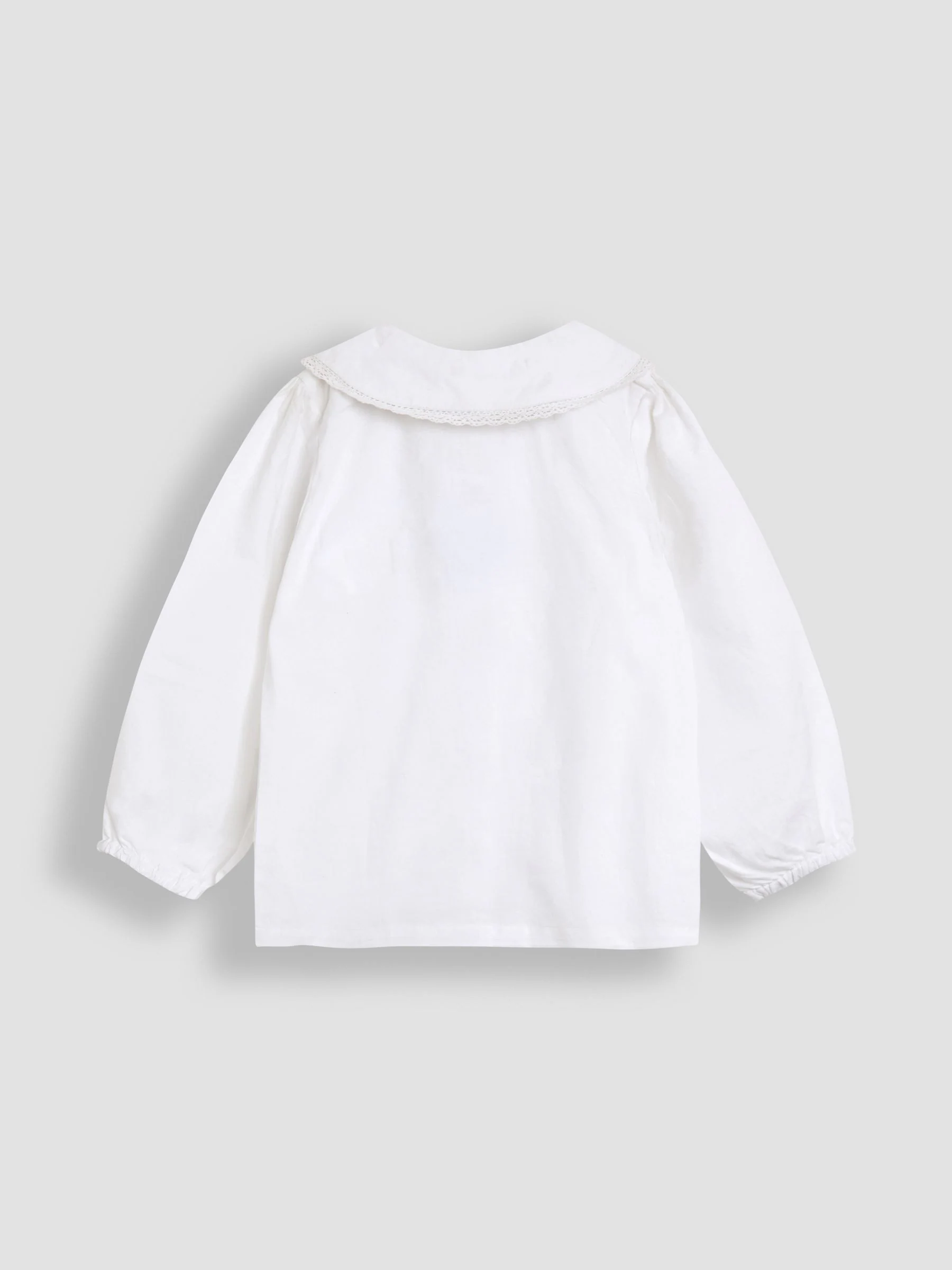 JoJo Maman Bébé Embroidered Cord Dungarees & Blouse Set