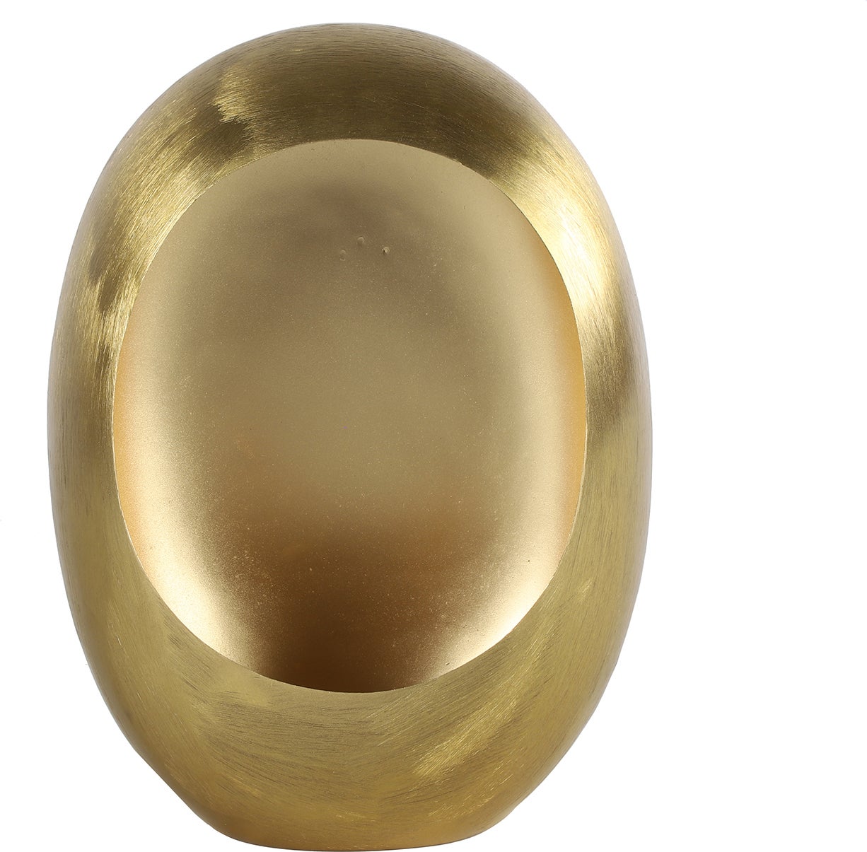 Countryfield waxinelichthouder Eggy goud 11,5 x 21 x 29 cm