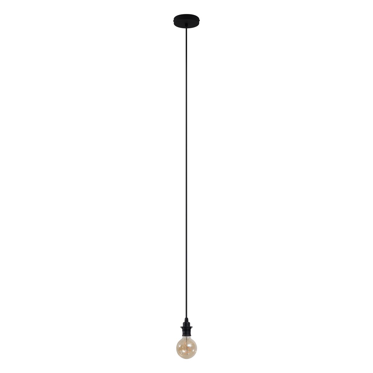 Buiten hanglamp zwart IP44 - Cava