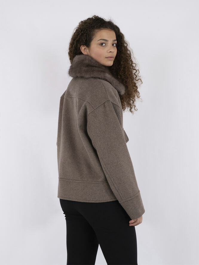 Neo Noir Pitti Wool Jacket Iron
