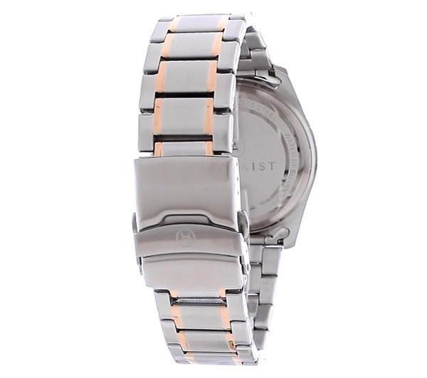 Accurist Mens Accurist Blue Dial Two Tone Watch