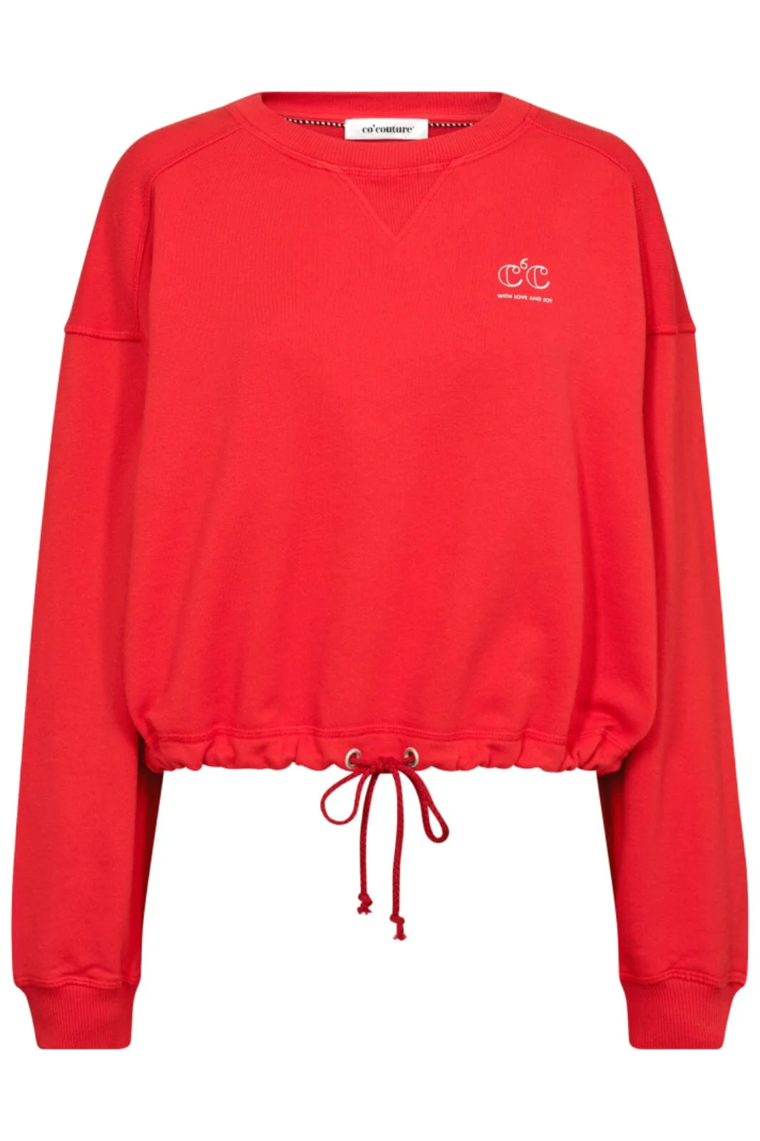 Co´Couture Cleancc Crop Tie Sweat 37018