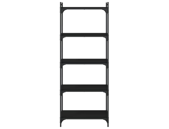 VIDAXL - Bibliothèque à 5 niveaux noir 60x30x154 cm bois d'ingénierie