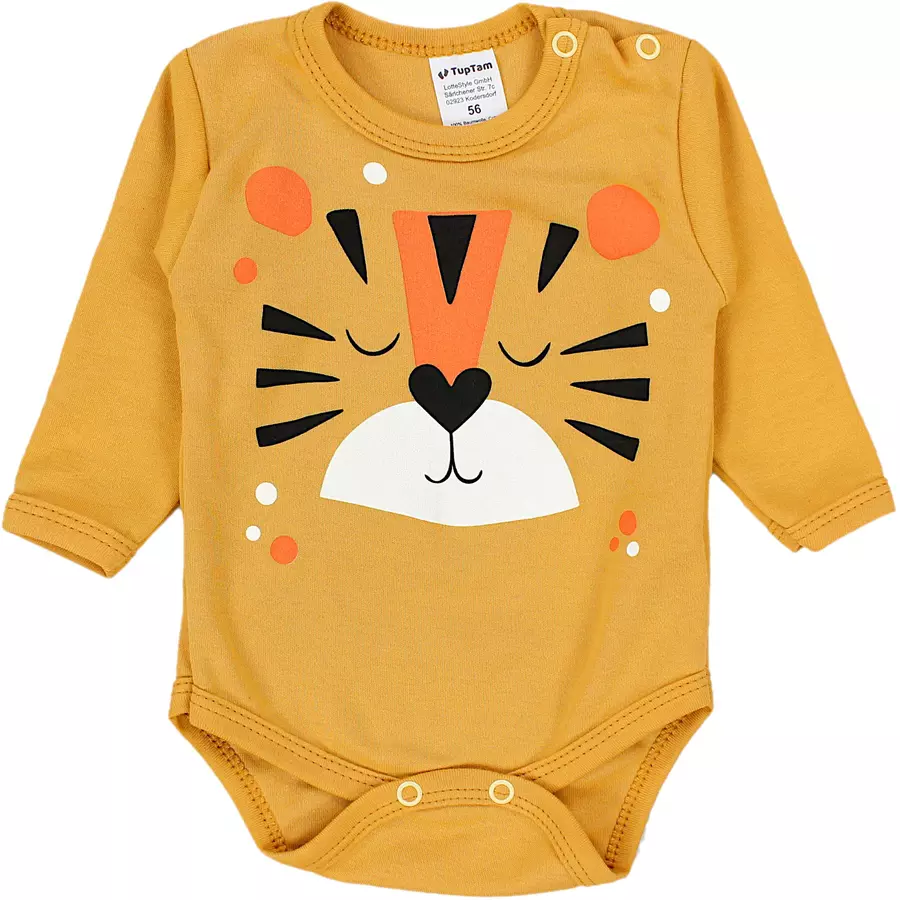 TupTam Jungen Baby Body Langarm 5er Pack blaugelb