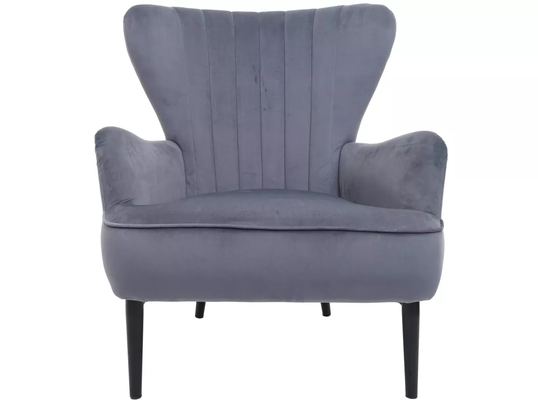 Fauteuil de salon MCW-K37, gris