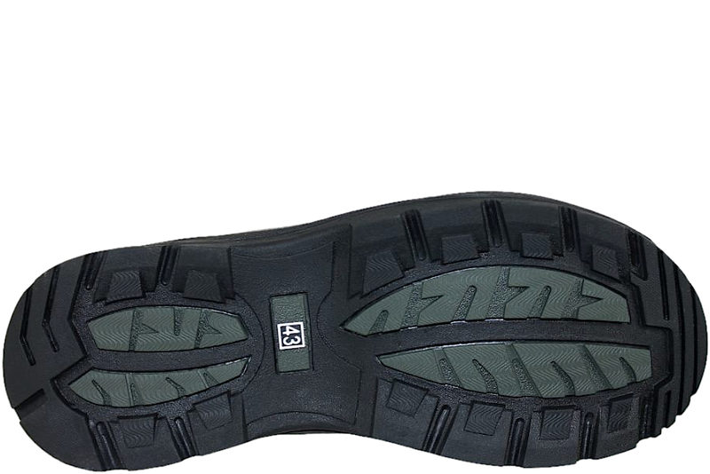GREEN COMFORT RAIN MEN RUBBERBOOT BLACK GUMMISTØVLE