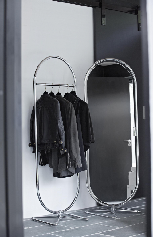 Verpan System 1-2-3 staande spiegel ovaal Ø46