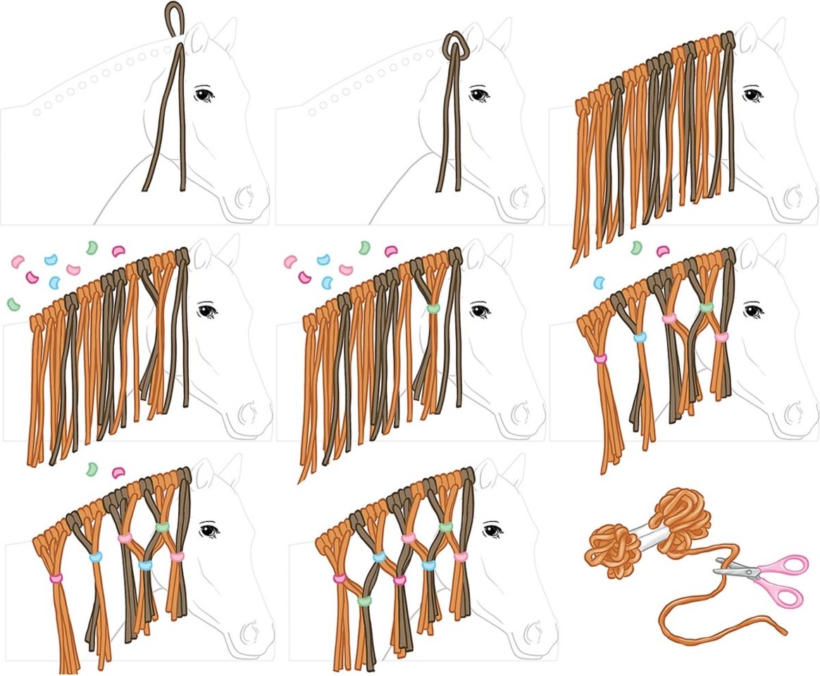 Miss Melody DIY Heste Man ( 0412484 )