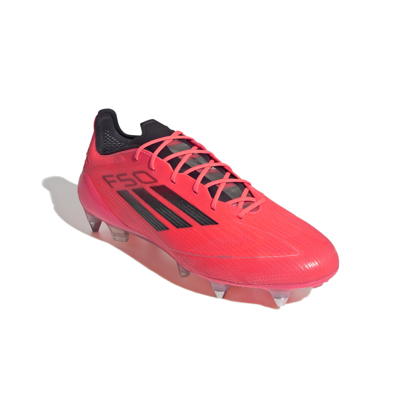 Adidas F50 Elite IJzeren-Nop Voetbalschoenen (SG) Felrood Zwart Zilver