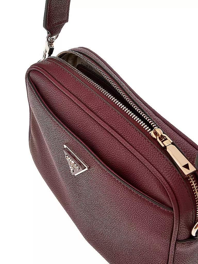 GUESS Tasche - Umhängetasche MERIDIAN dunkelrot
