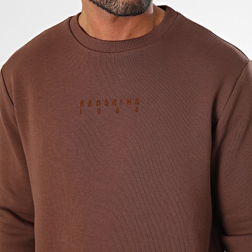 Sweat Crewneck Bulls Poster Marron
