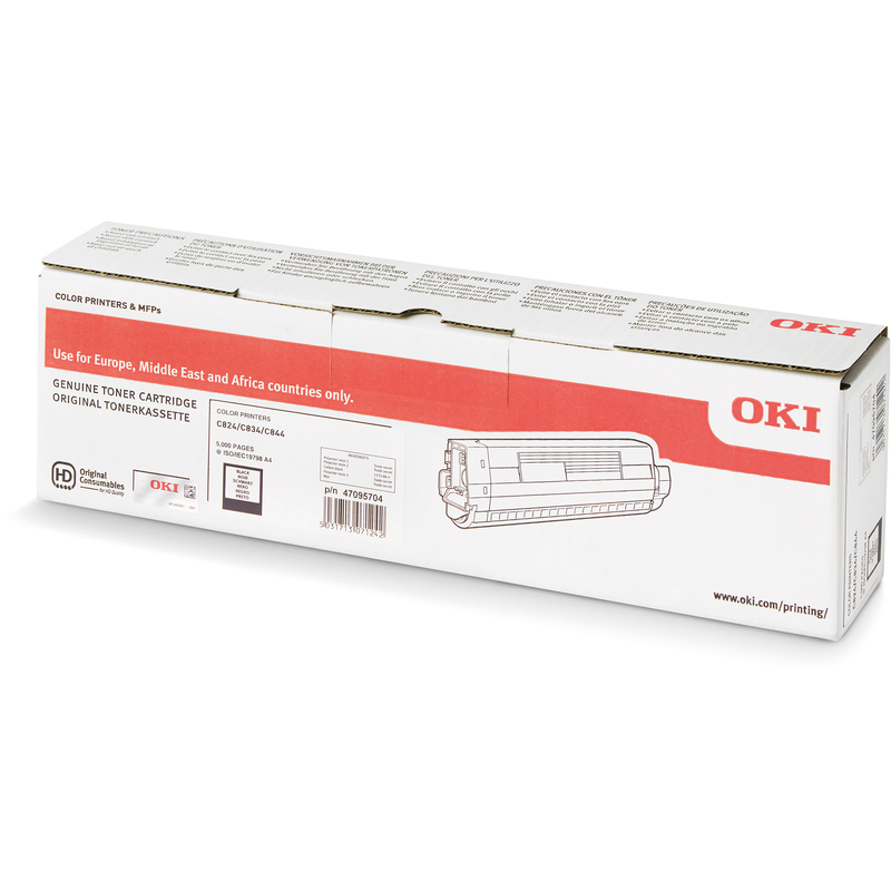 OKI 47095704 Toner, schwarz