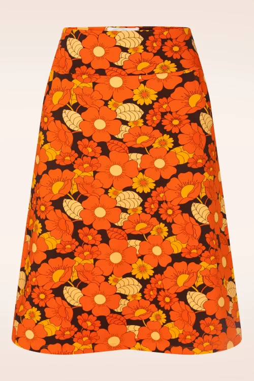 Cissi och Selma Majken rok in oranje