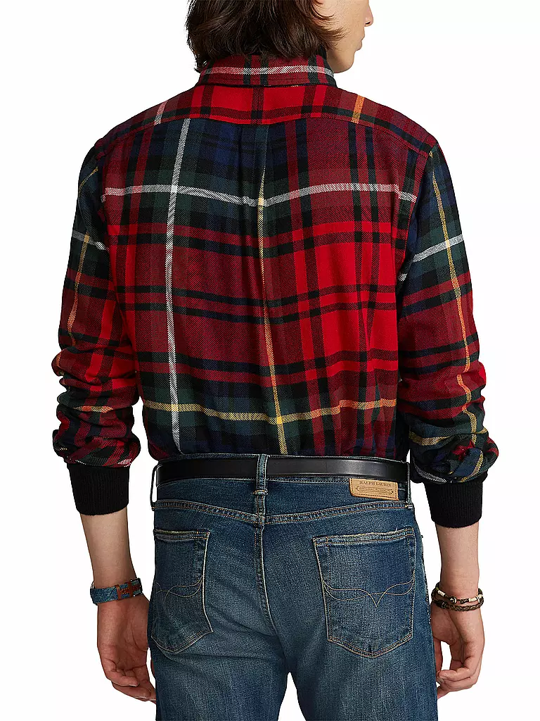 POLO RALPH LAUREN Hemd Regular Fit rot