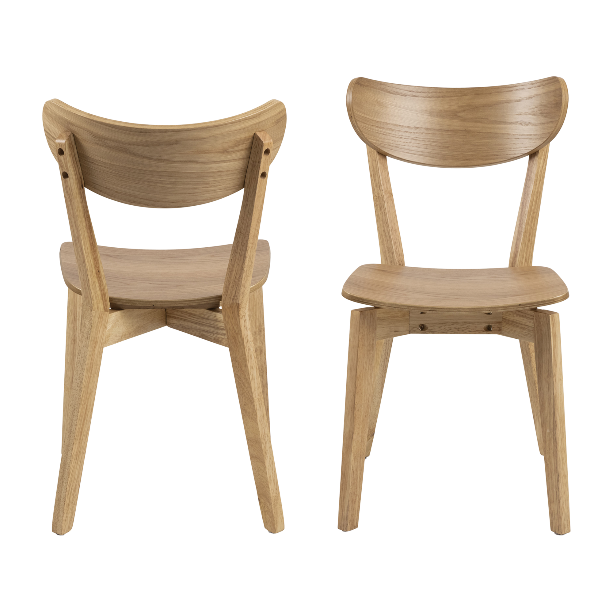 Eetkamerstoel Hamar hout - set van 2