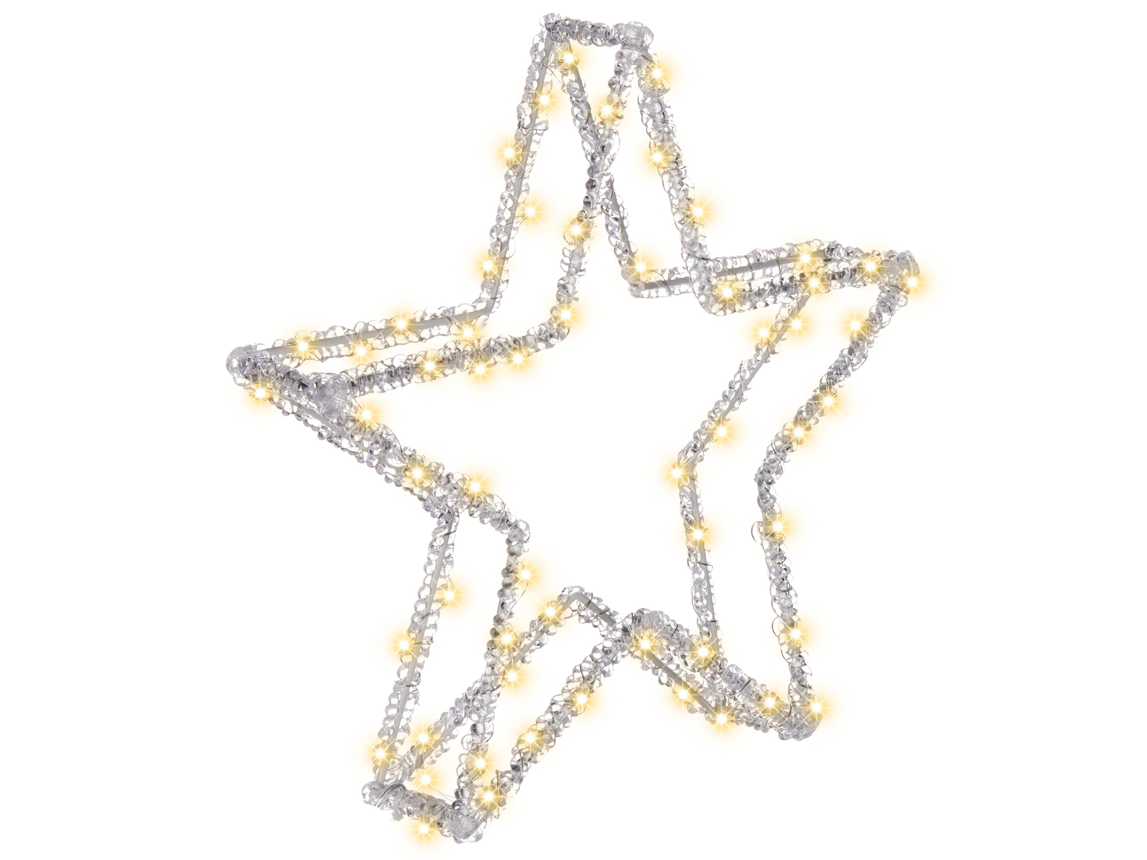 Buitendecoratie LED SIMO Ster 31 cm Wit