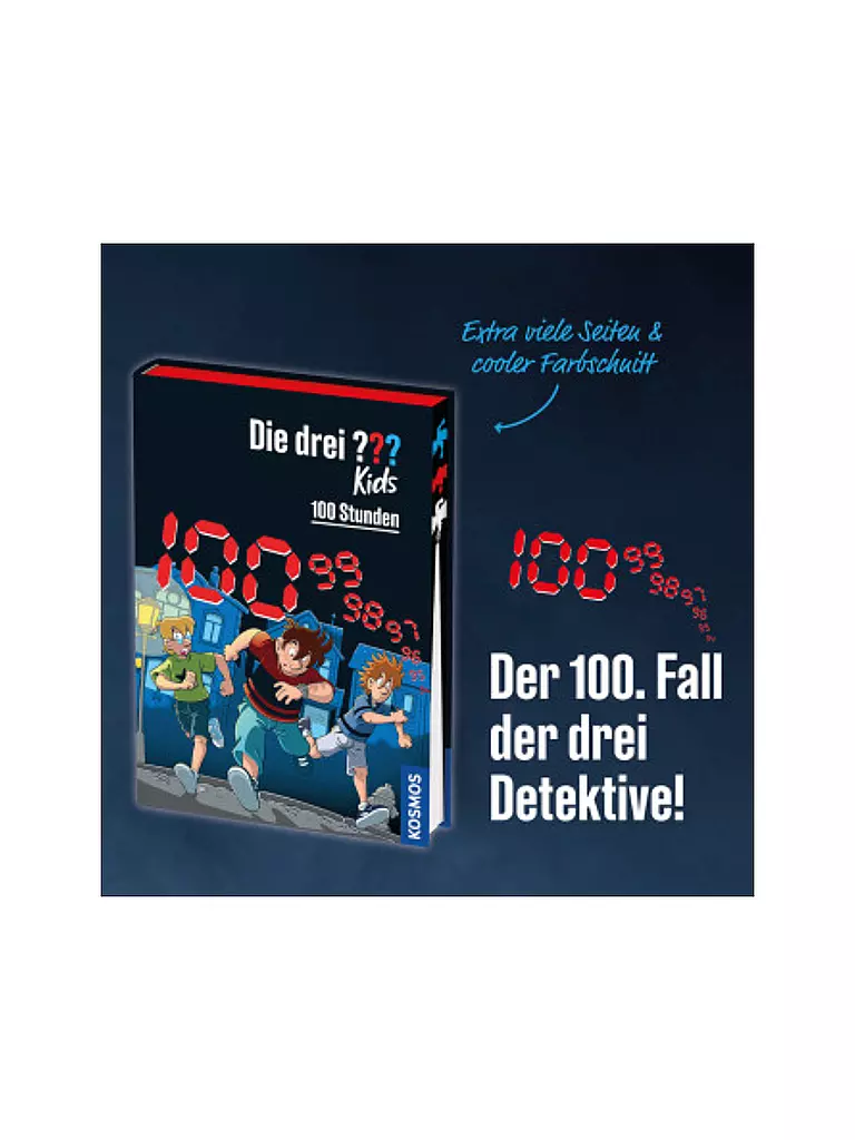 KOSMOS VERLAG Buch - Die drei Fragezeichen - 100 Stunden keine Farbe