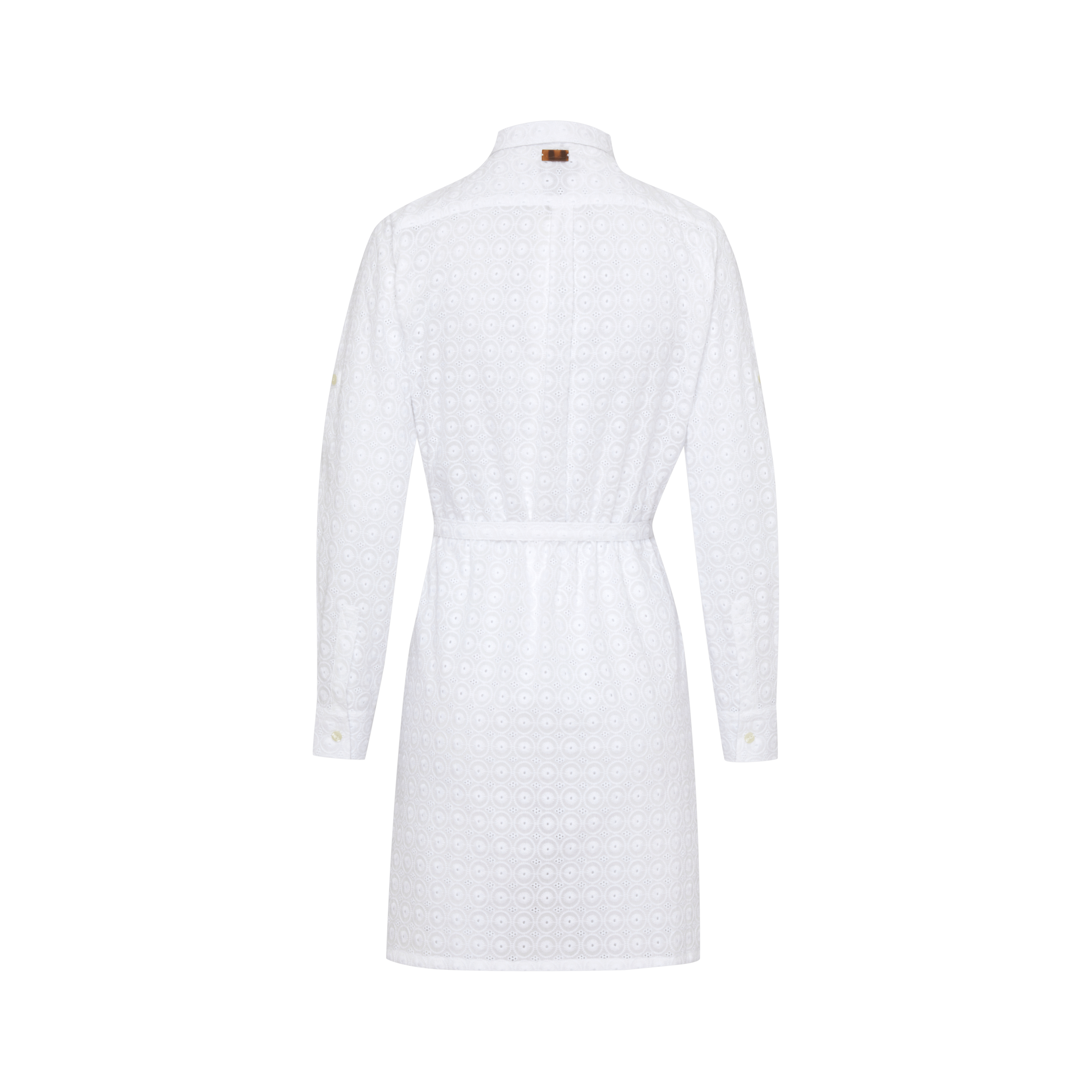 Robe chemise en coton femme Broderie Anglaise