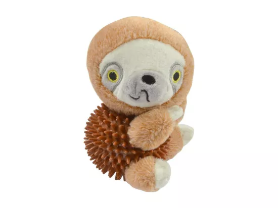 Jouet peluche Paresseux sonore avec balle pour chien 