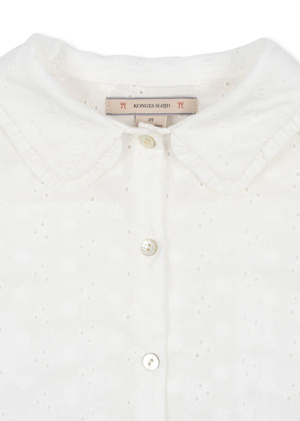 Lacey bluse - optic white - 2Y