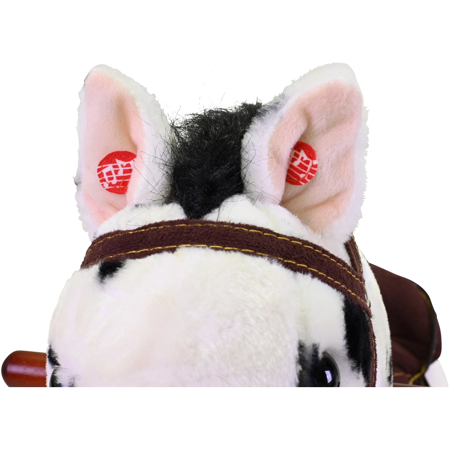 knorr toys® Schaukelpferd Appaloosa schwarz