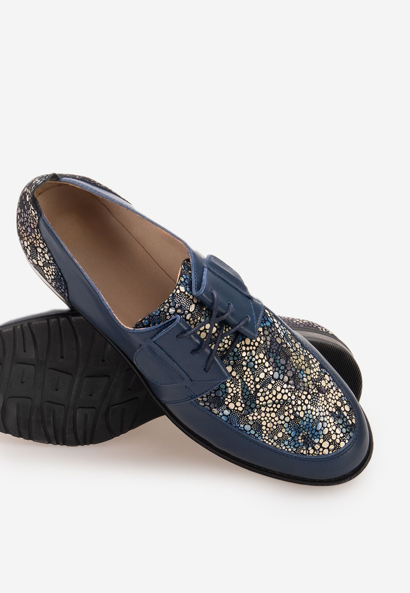 Chaussures derby en cuir multicolores Vogue