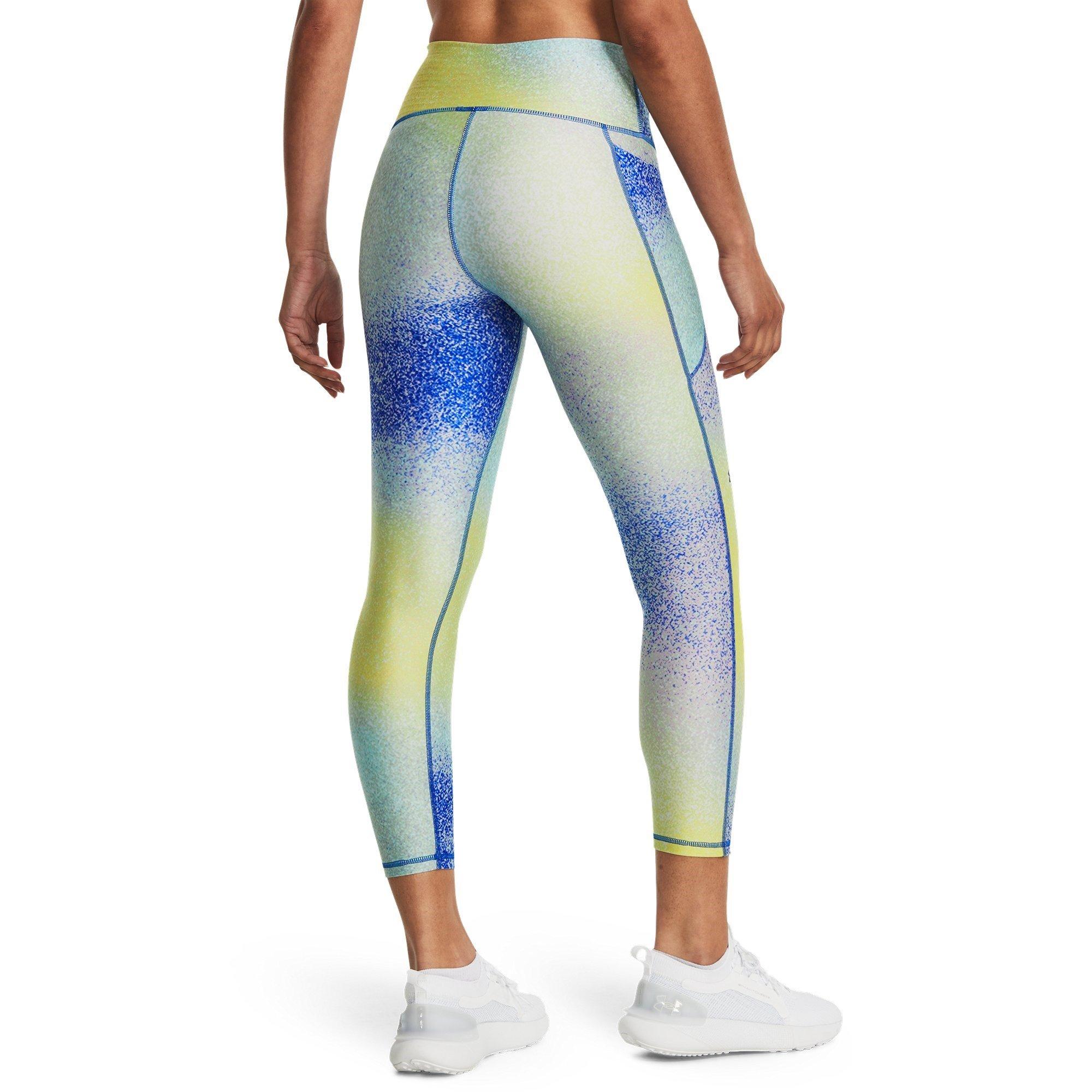 Under Armour UA HeatGear Printed Ankle Leggings Womens