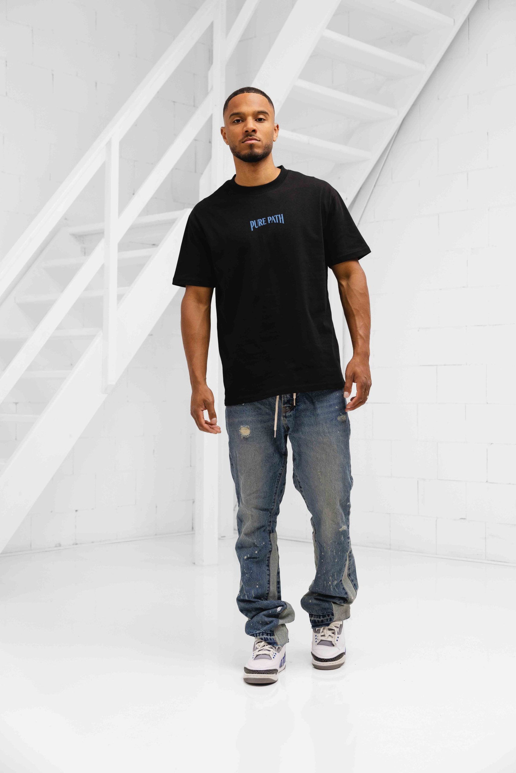 Pure Path Sutherland Observatory T-Shirt Heren Zwart