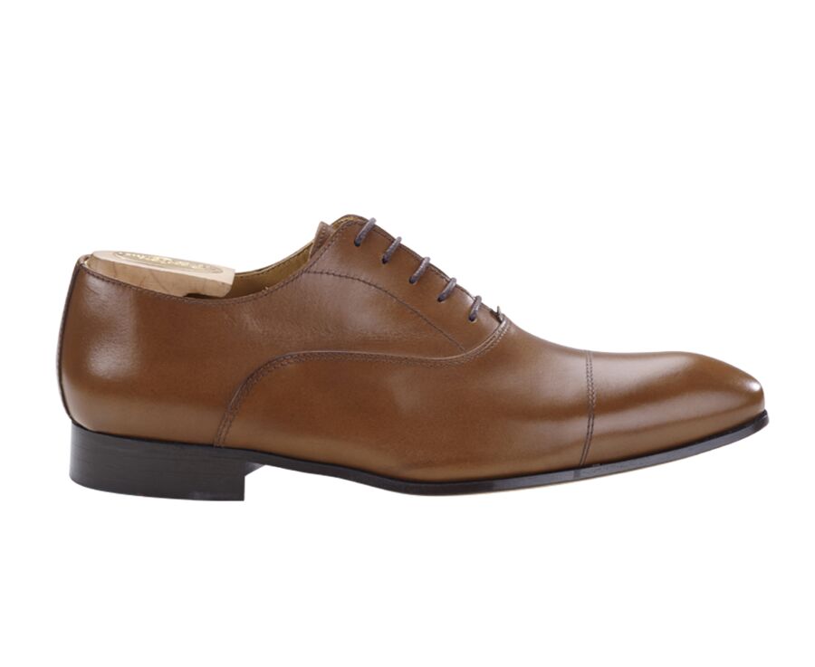 Richelieu homme Chocolat semelle cuir - BRISBURY