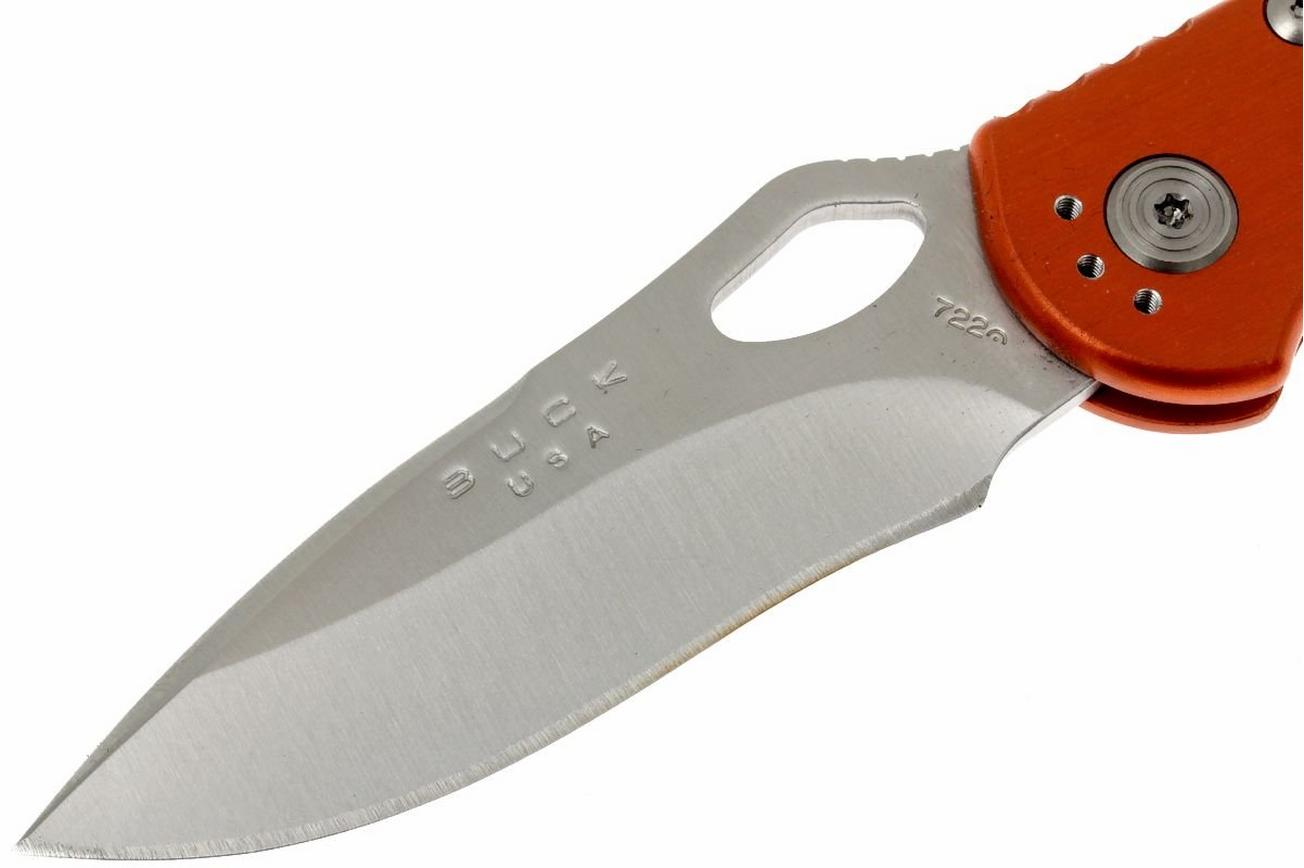 Buck 722 Spitfire 0722ORS1-B plain edge, oranje