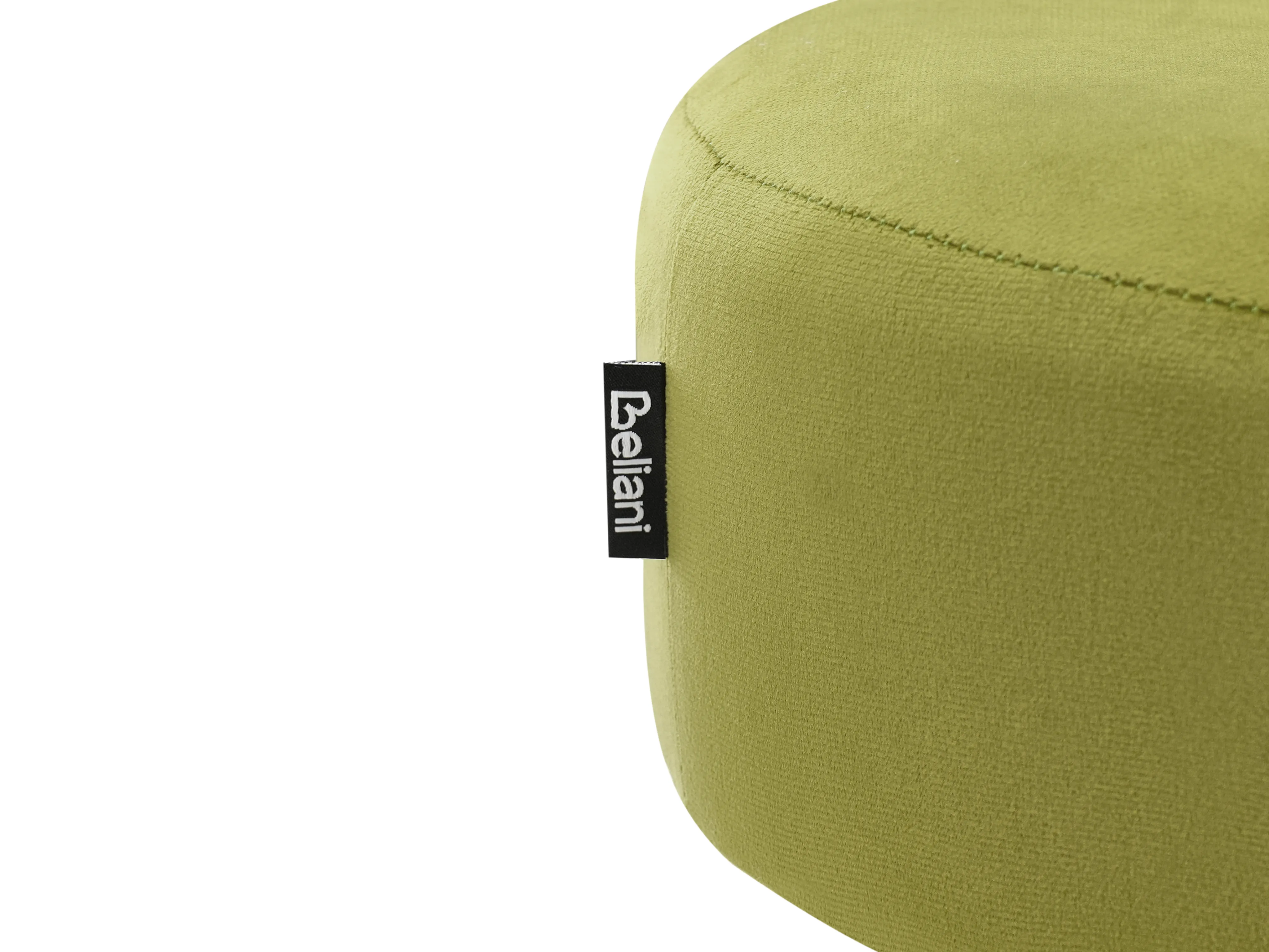 Hocker DELCO Fluweel Limoengroen
