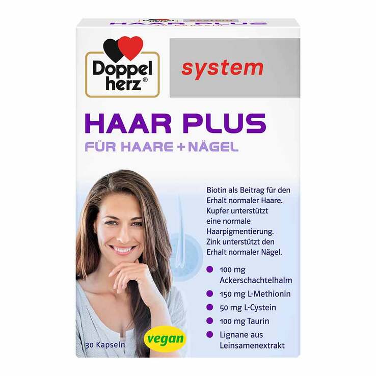 Doppelherz Haar Plus system Kapseln, 30 St