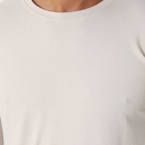 Tee Shirt Manches Longues Beige