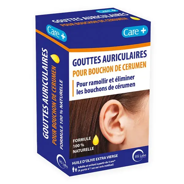 Solução para remoção de cera de ouvido - Frasco de 10 ml - EG LABO